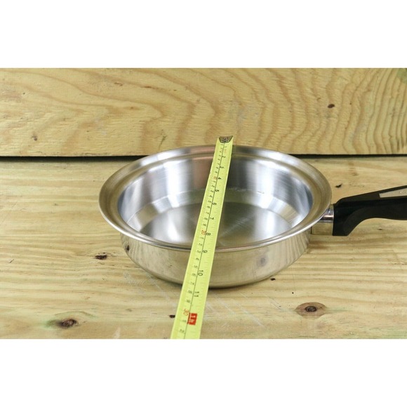 Carico 304 5 Ply Alcore 9" Skillet Fry Pan Saucepan Cookware Lid USA - Picture 2 of 7